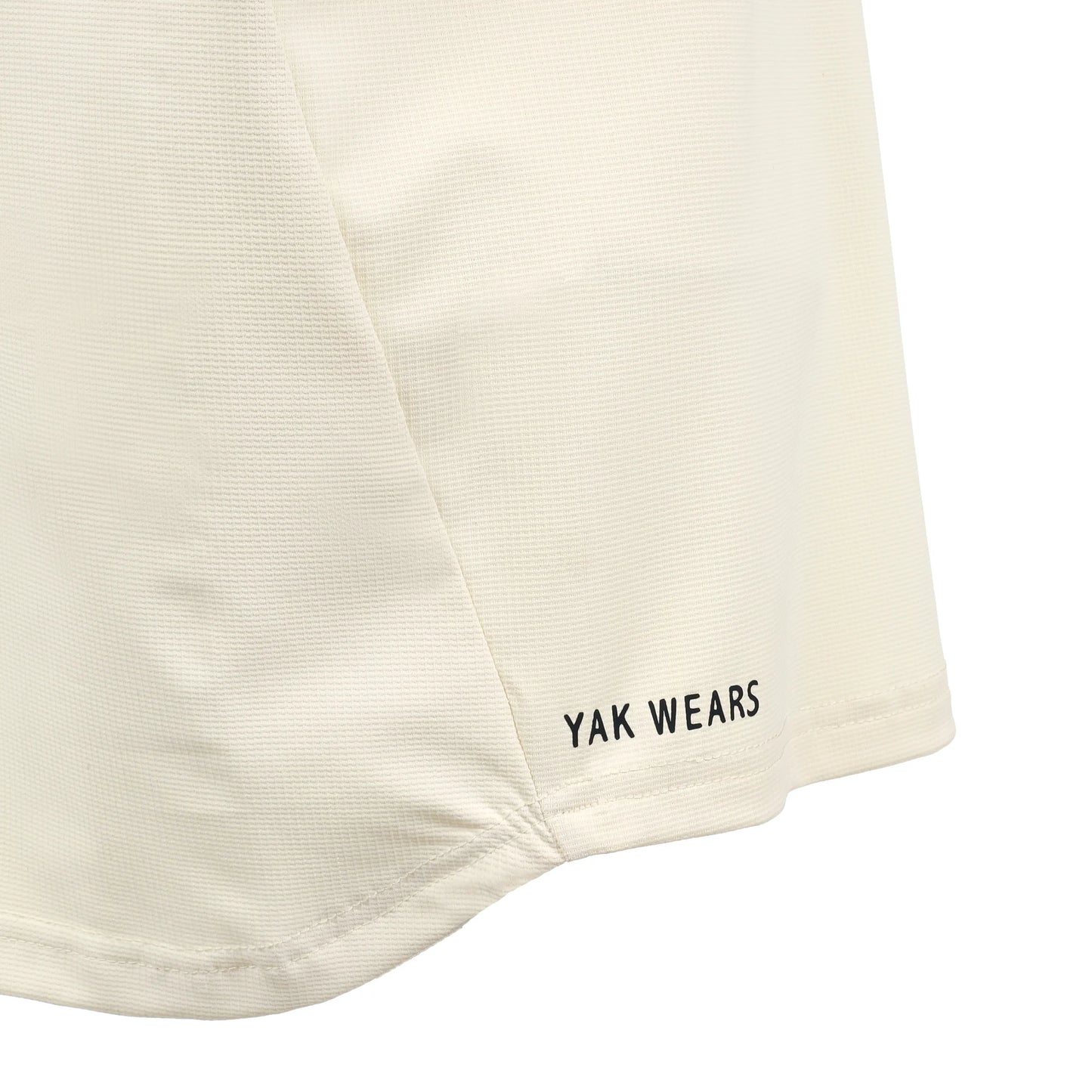 Luxora Dot Mesh Tee - Cream