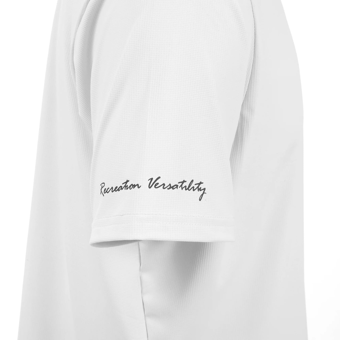 Luxora Dot Mesh Tee - White