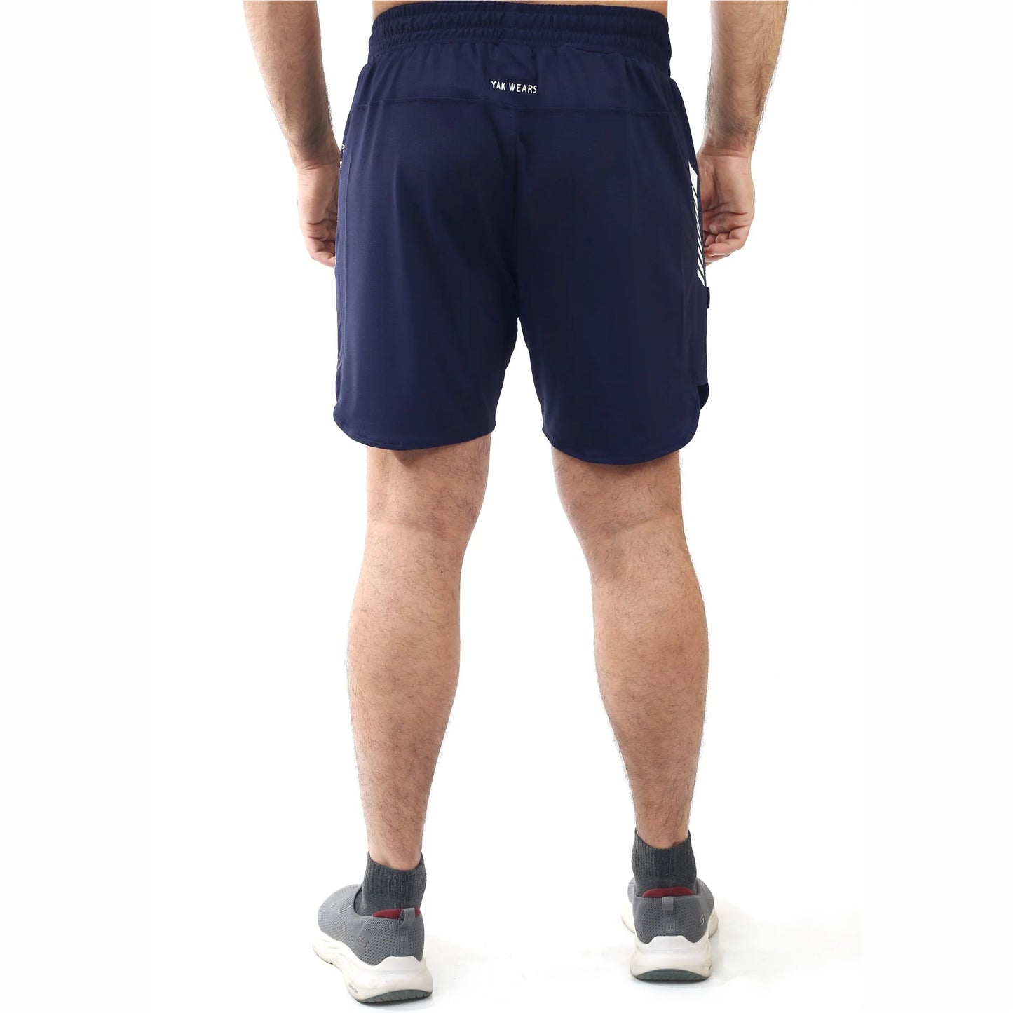 Luxora Dot Mesh Shorts - Navy