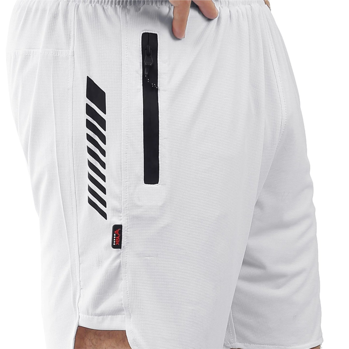 Luxora Dot Mesh Shorts - White