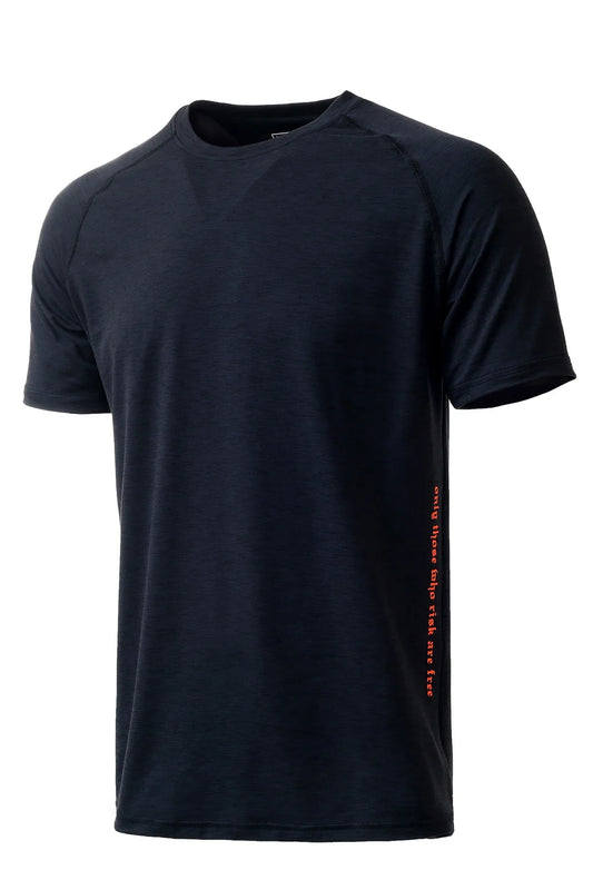 Apex Tee Black Melange