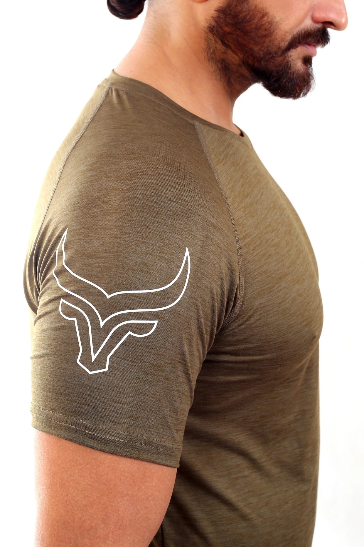 Apex Tee Olive Green Melange