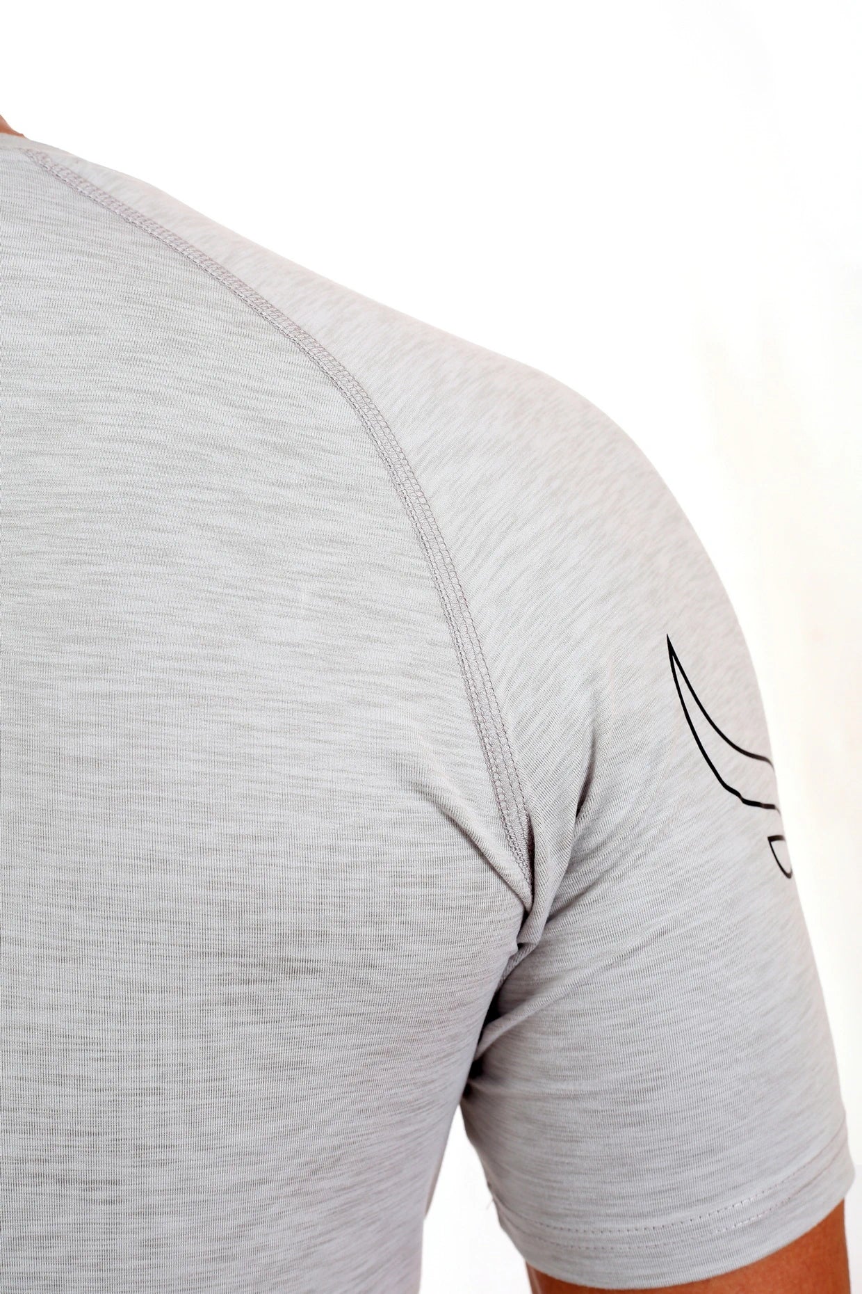 Apex Tee Silver Grey Melange