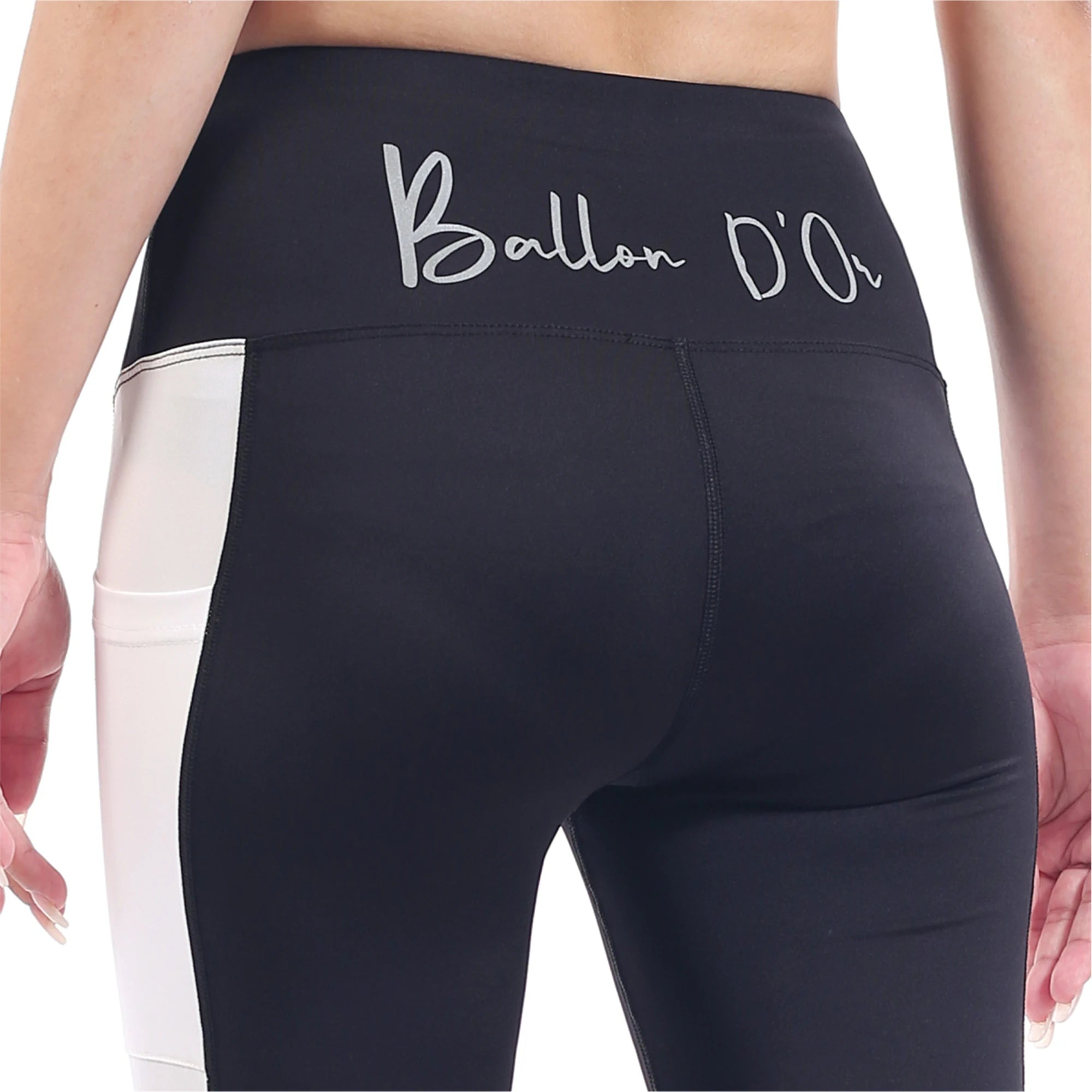 BALLON D'OR DRI FIT LEGGEINGS -BLACKWHITE-03 BALLON D'OR DRI FIT LEGGEINGS -BLACKWHITE-03