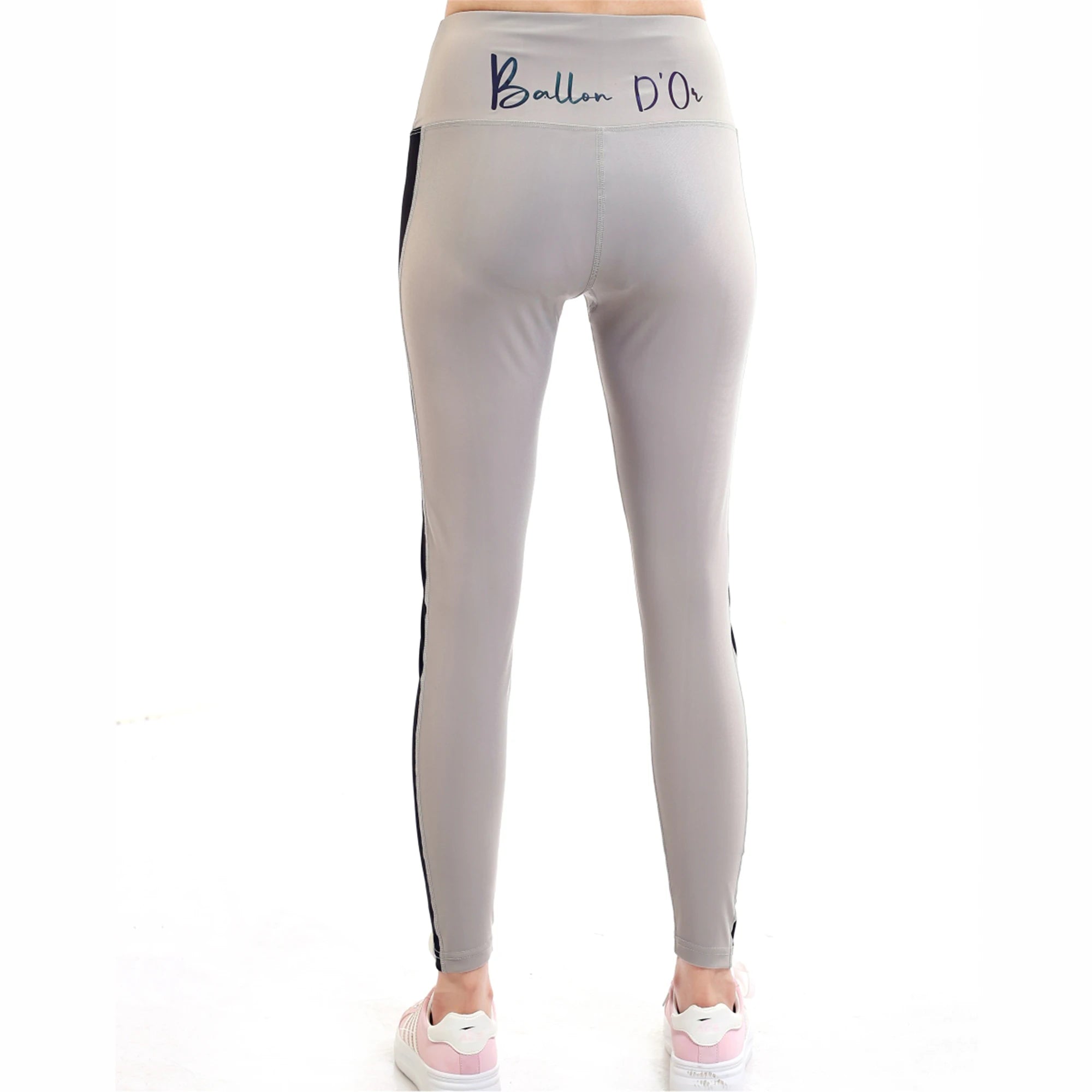 BALLON D'OR DRI FIT LEGGEINGS -GREYBLACK-02 BALLON D'OR DRI FIT LEGGEINGS -GREYBLACK-02