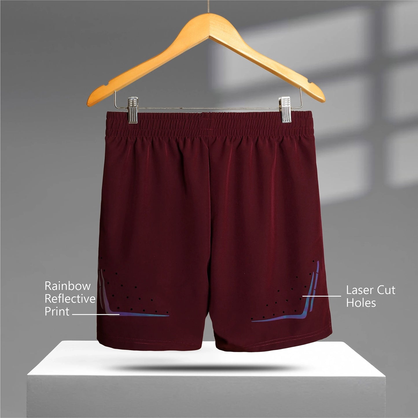 Breeze Performance Shorts - Maroon