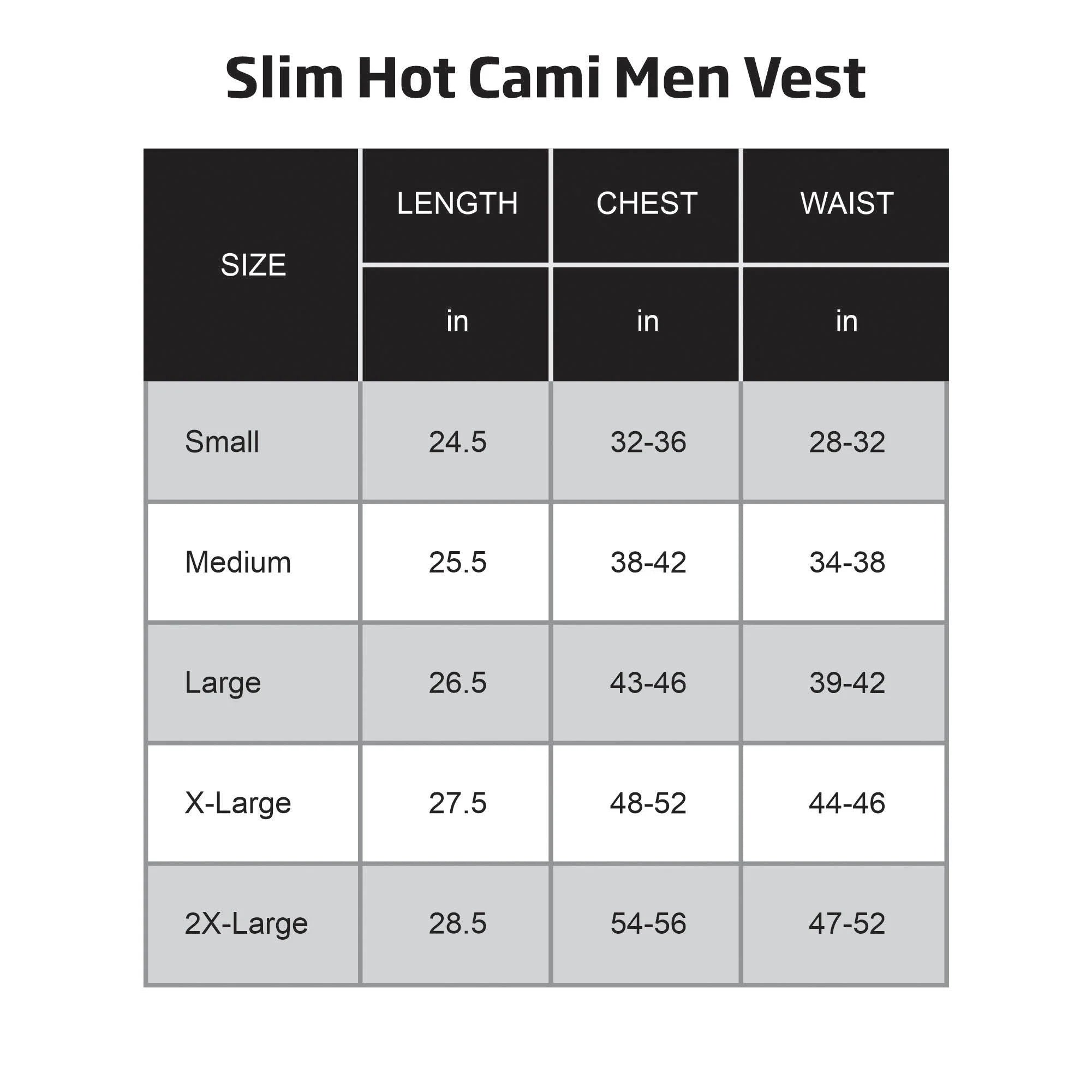 CAMI MEN VEST + WAIST TRAINER CAMI MEN VEST + WAIST TRAINER