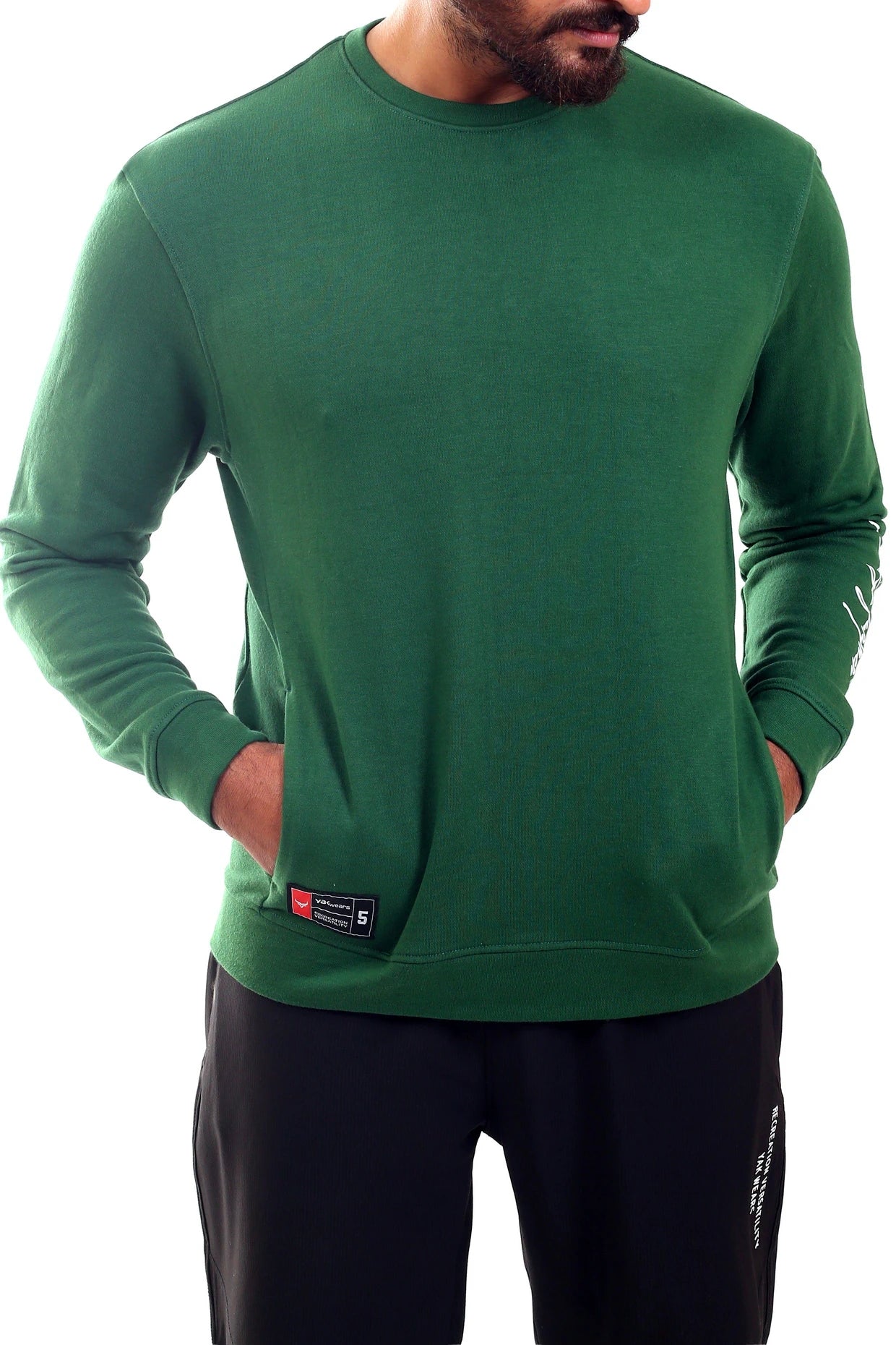 Luxe Sweatshirt Dark Green Luxe Sweatshirt Dark Green