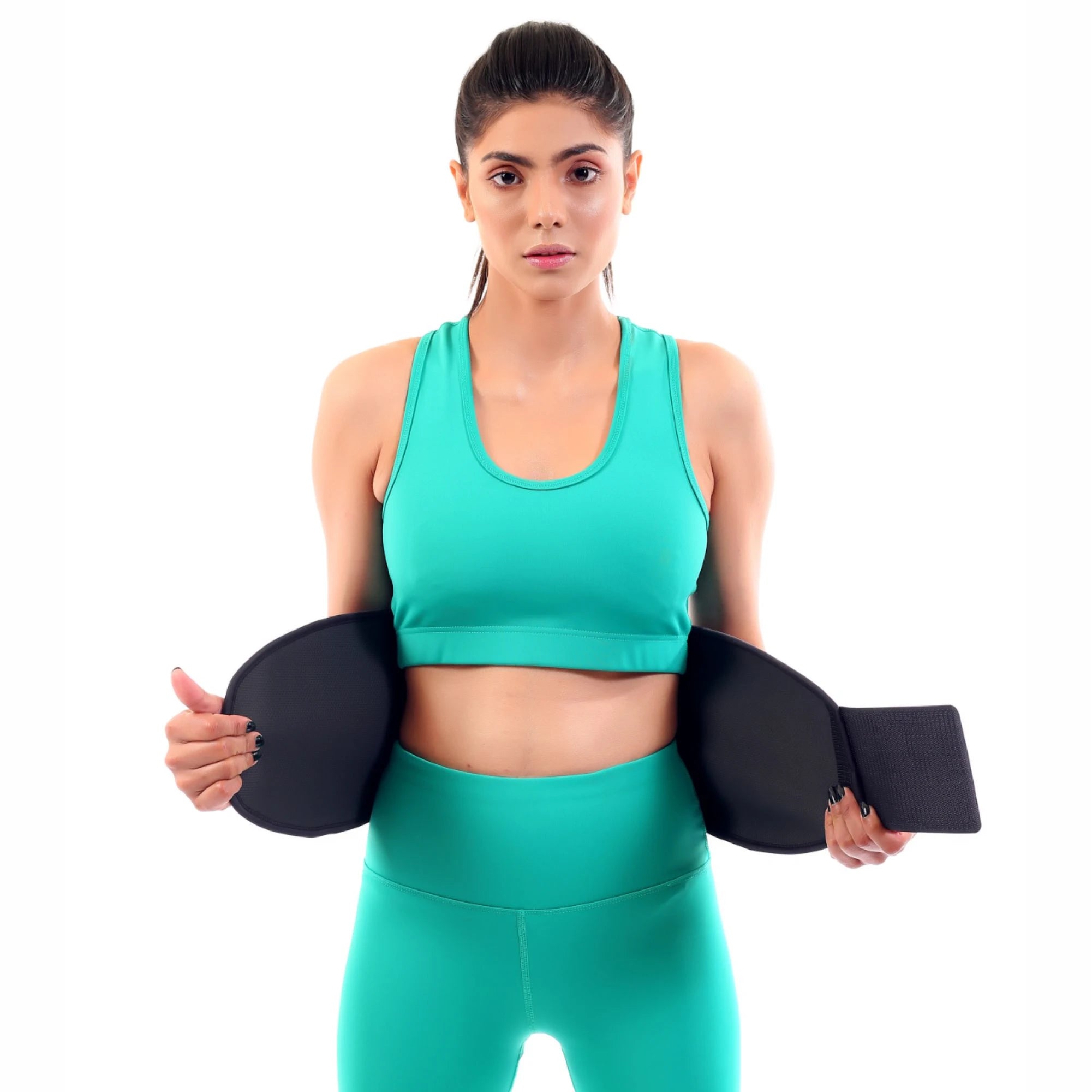 Sports Research Waist Trimmer Belt with Sweet Sweat Sample Pack