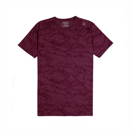 Maroon CamoCore Tee