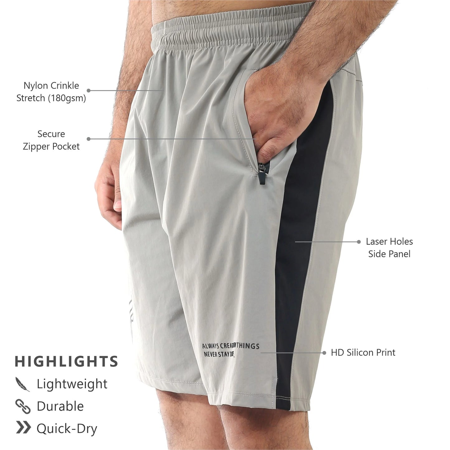 Dominus X Shorts - Grey