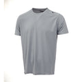 Luxora Dot Mesh Tee - Silver Grey