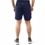 Luxora Dot Mesh Shorts - Navy