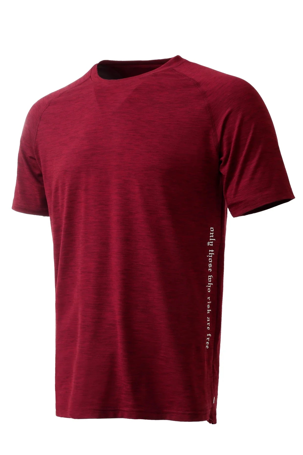 Apex Tee Maroon Melange