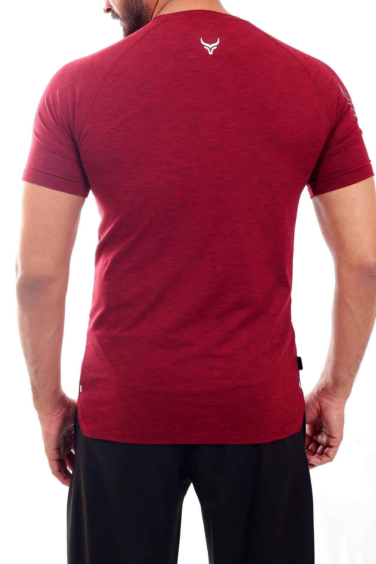 Apex Tee Maroon Melange