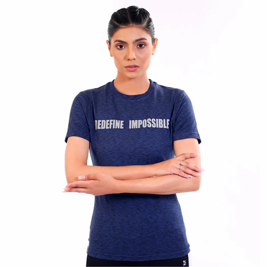 COMFORT DRI FIT TEE - NAVY