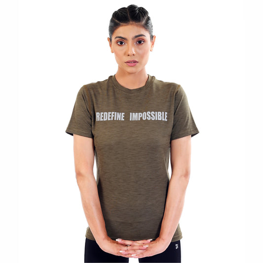 COMFORT DRI FIT TEE - OLIVE