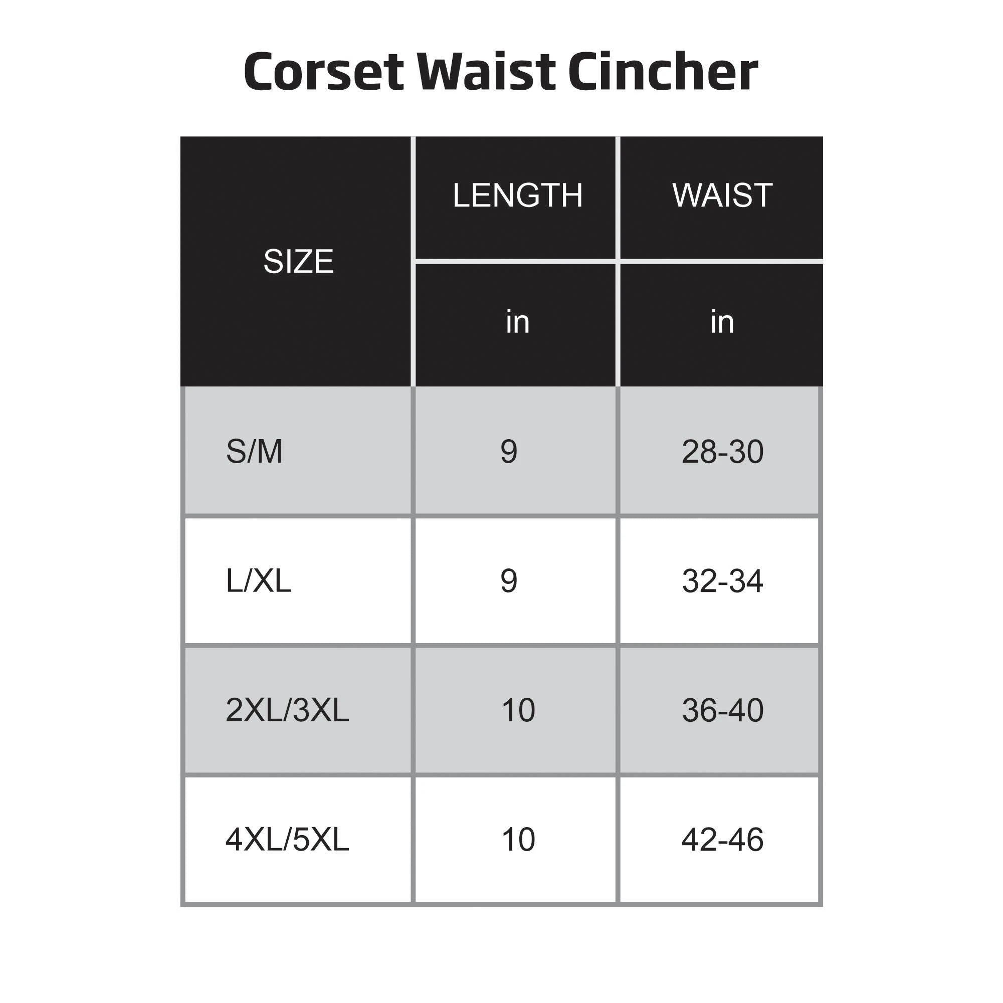 CORSET WAIST TRAINER FOR MEN WITH STEEL BONES