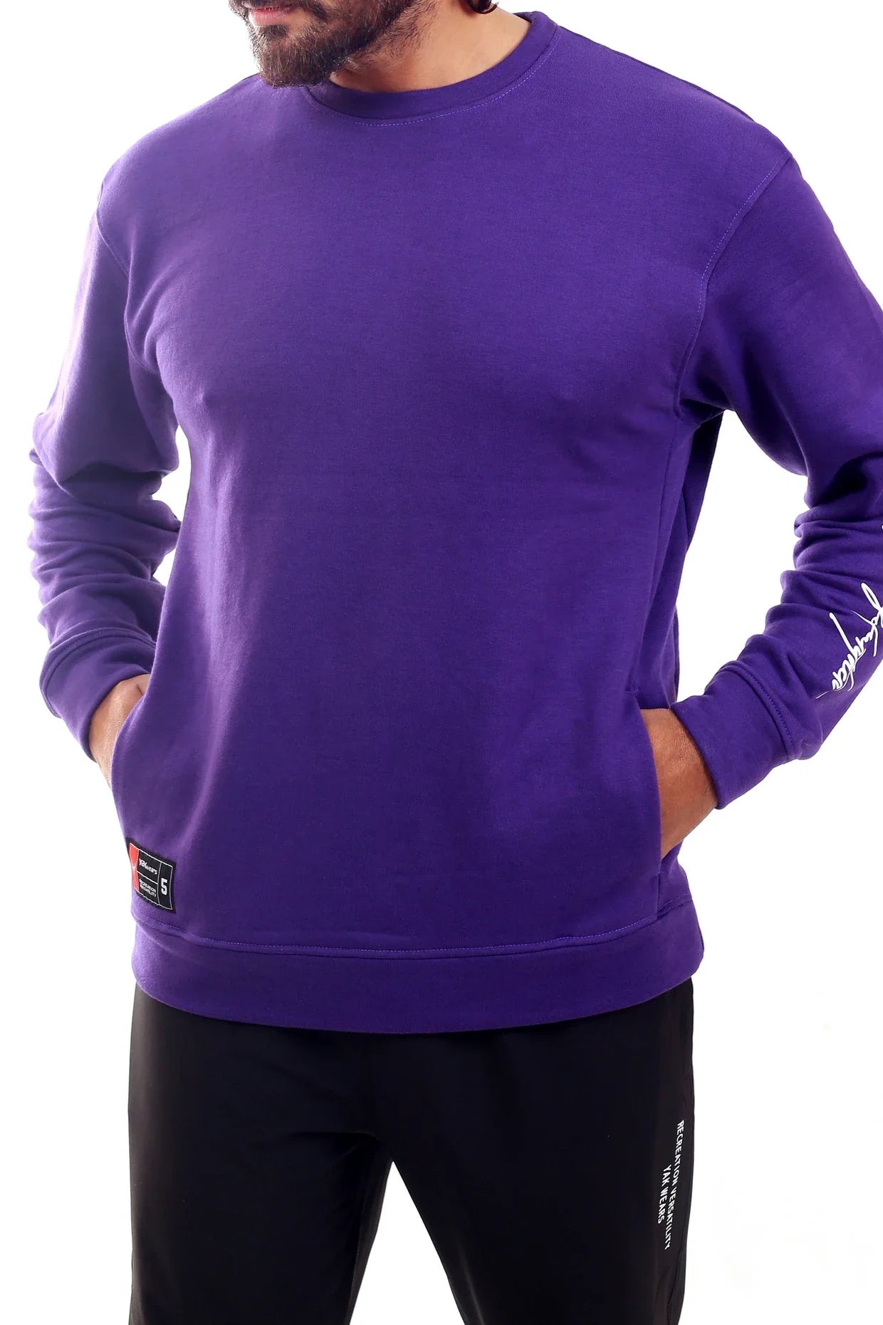 Luxe Sweatshirt Purple