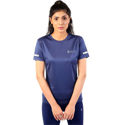 MICRO MESH TEE - NAVY