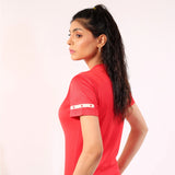 MICRO MESH TEE - RED