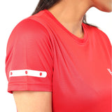 MICRO MESH TEE - RED