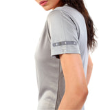 MICRO MESH TEE - SILVER