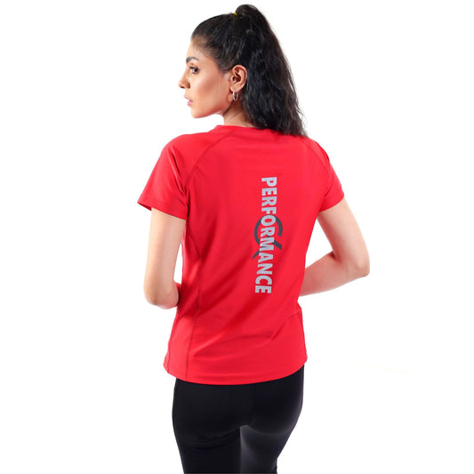 PERFORMANCE DRI FIT TEE - RED