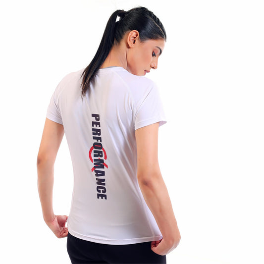 PERFORMANCE DRI FIT TEE - WHITE