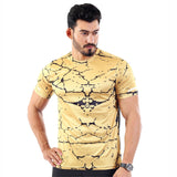 POWER GRAFIX TEE - GOLD MARBLE-01