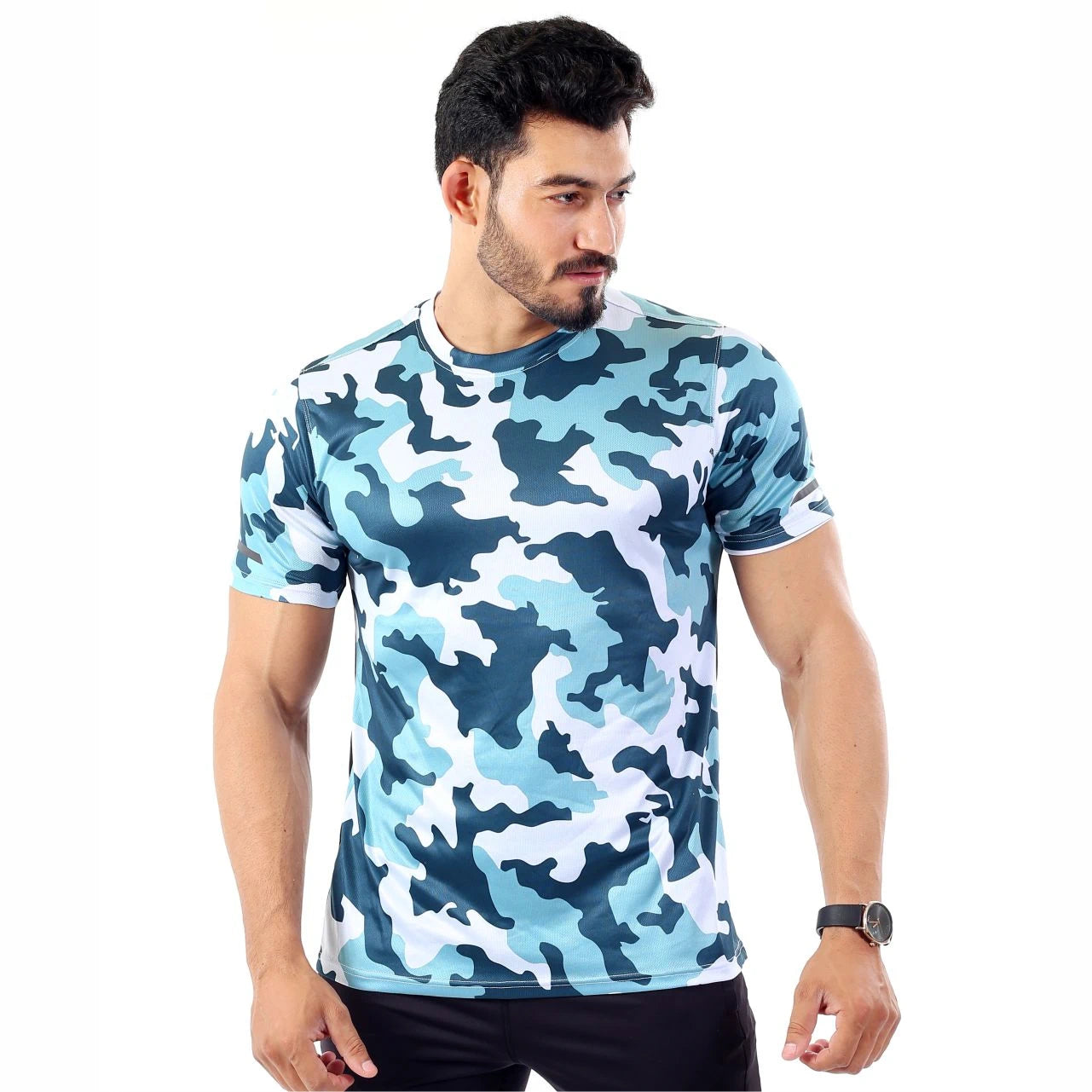 POWER GRAFIX TEE - GREEN CAMO-02