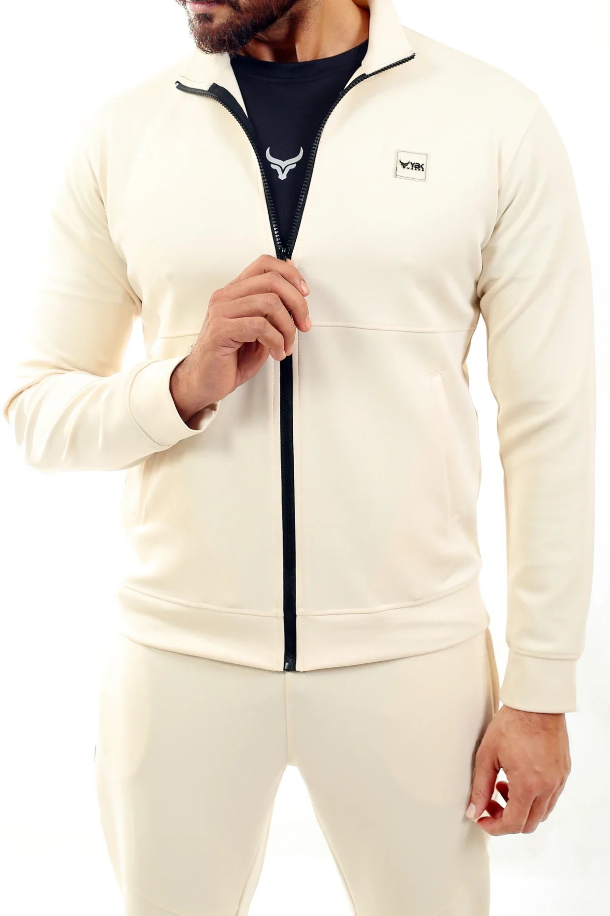 SleekFit Tracksuit Cream