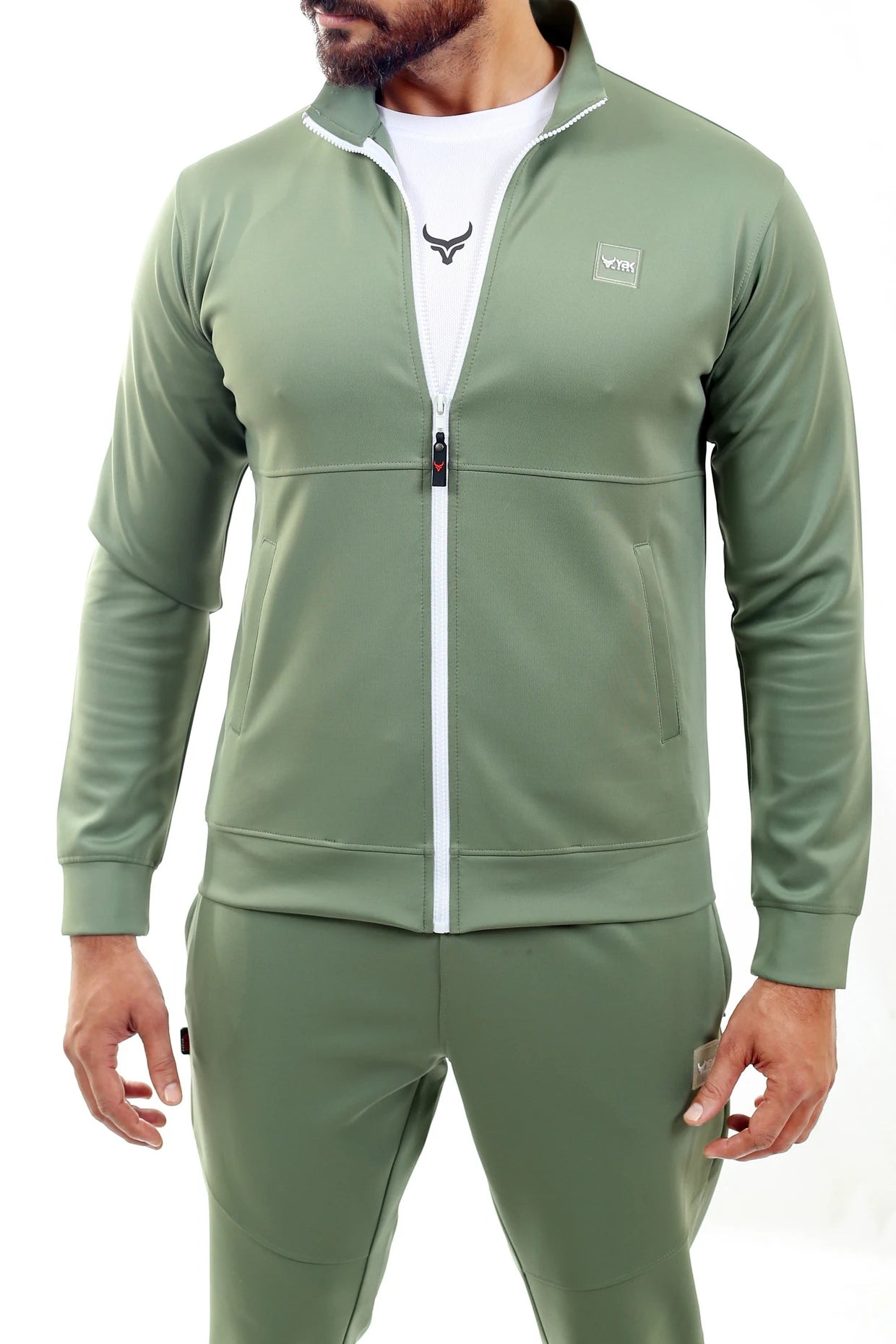 SleekFit Tracksuit Forest Green