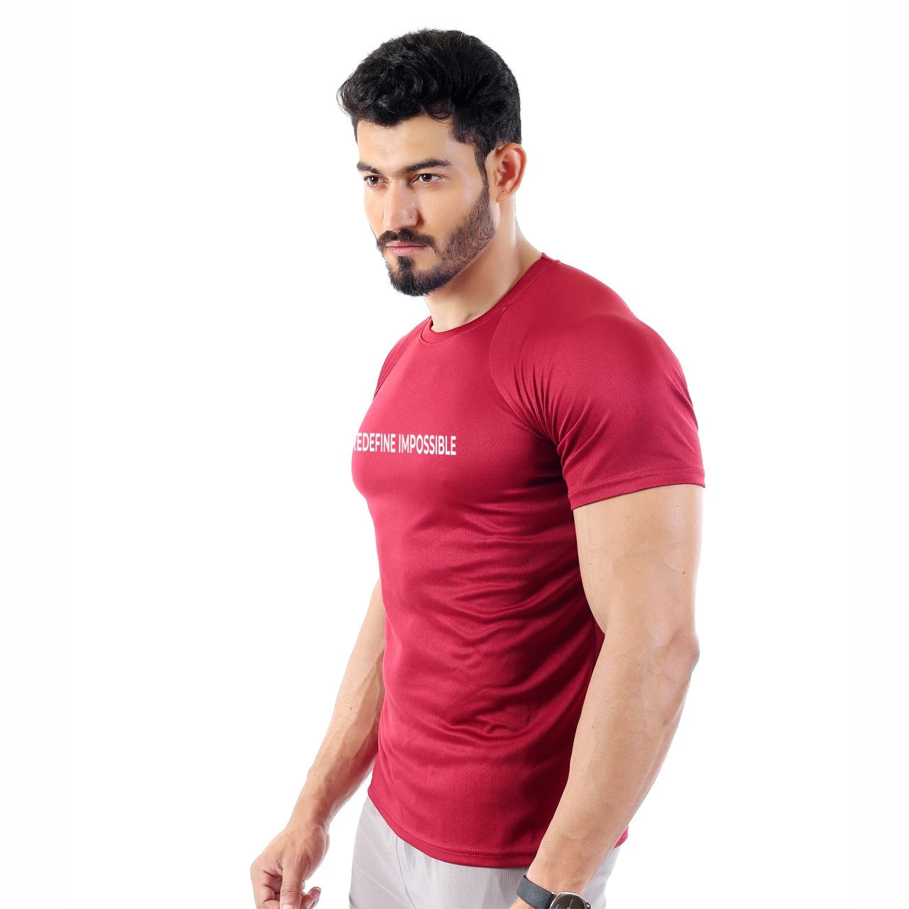 TECH TEE - MAROON-02