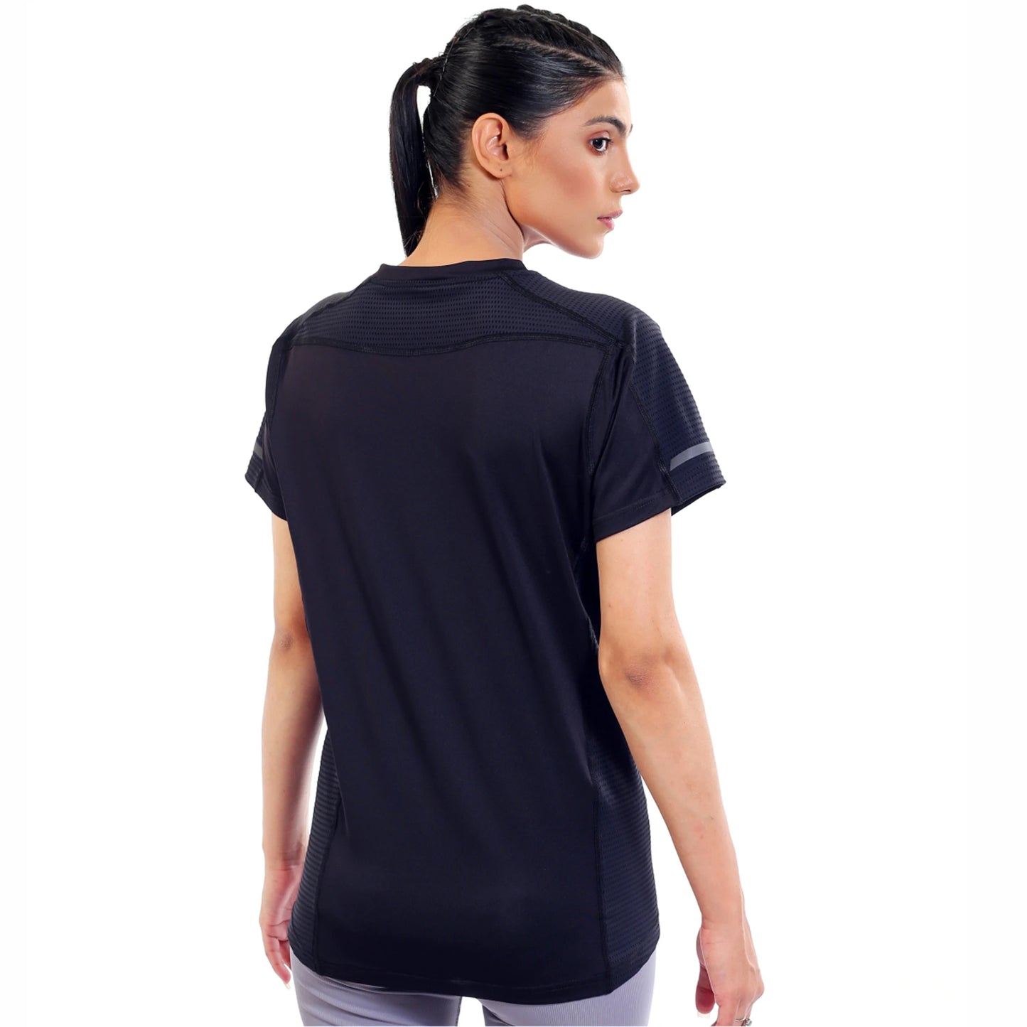 TLF DRI FIT MESH TEE - BLACK