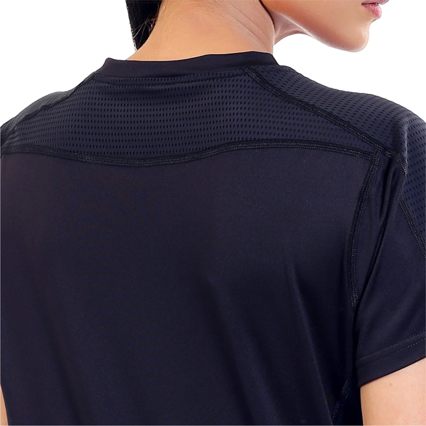 TLF DRI FIT MESH TEE - BLACK