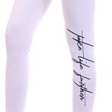 TLF HIGH WAIST  LEGGINGS - WHITE