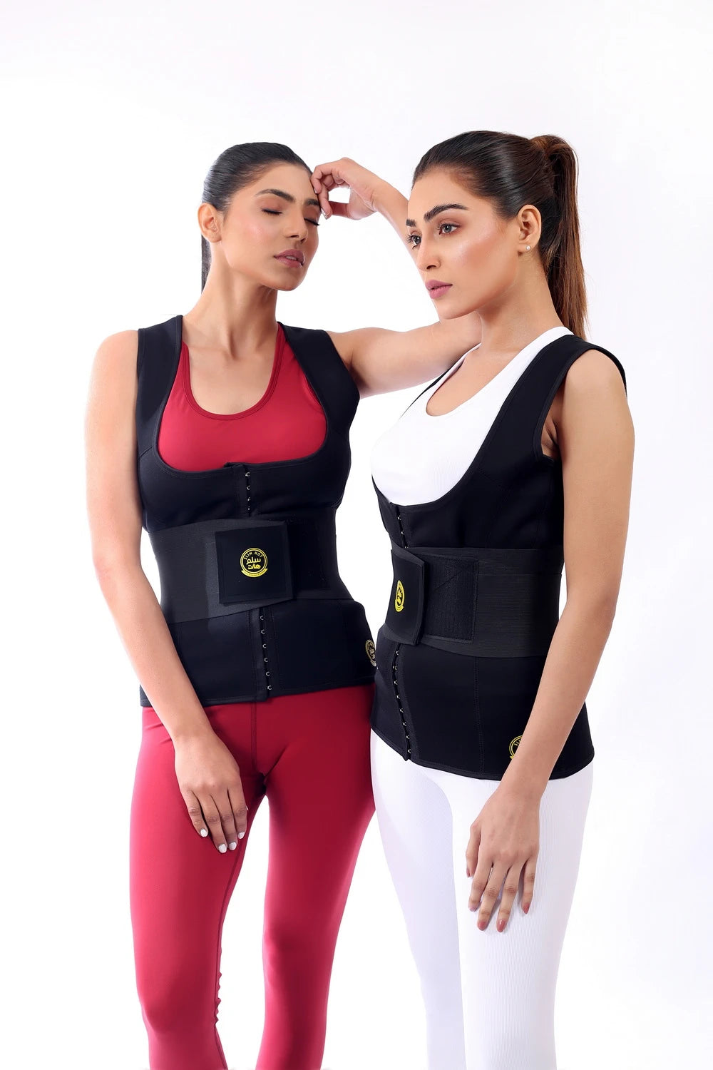 Shape Enhance Bundle Pack of 2 (Cami Cincher with Waist Trainer Pack of 2)