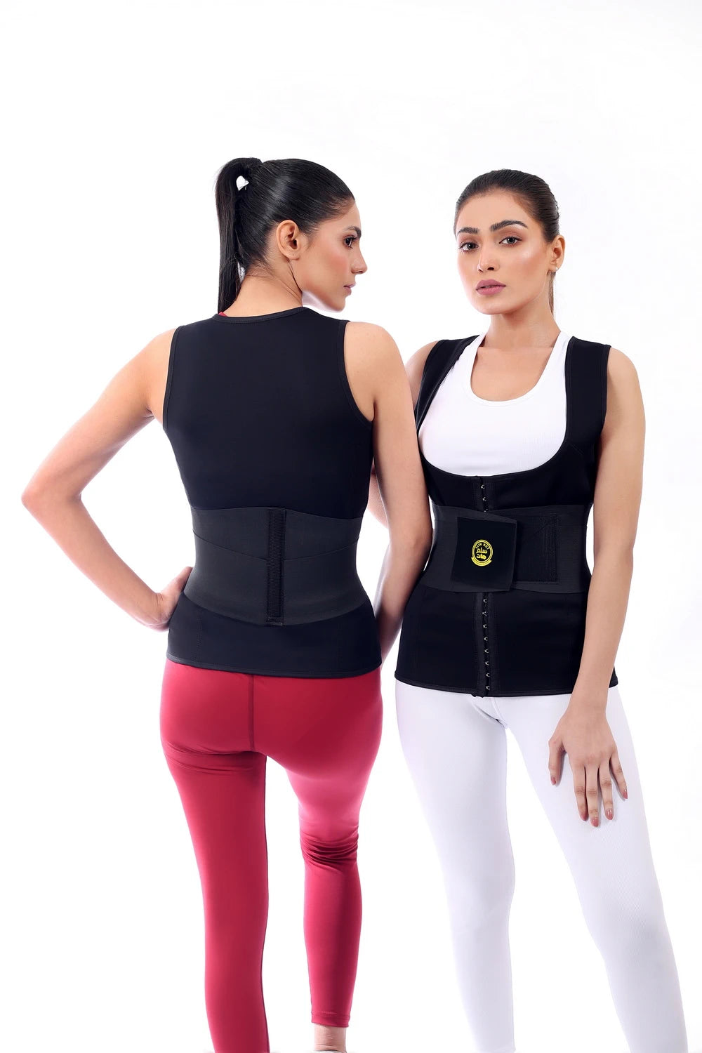 Shape Enhance Bundle Pack of 2 (Cami Cincher with Waist Trainer Pack of 2)