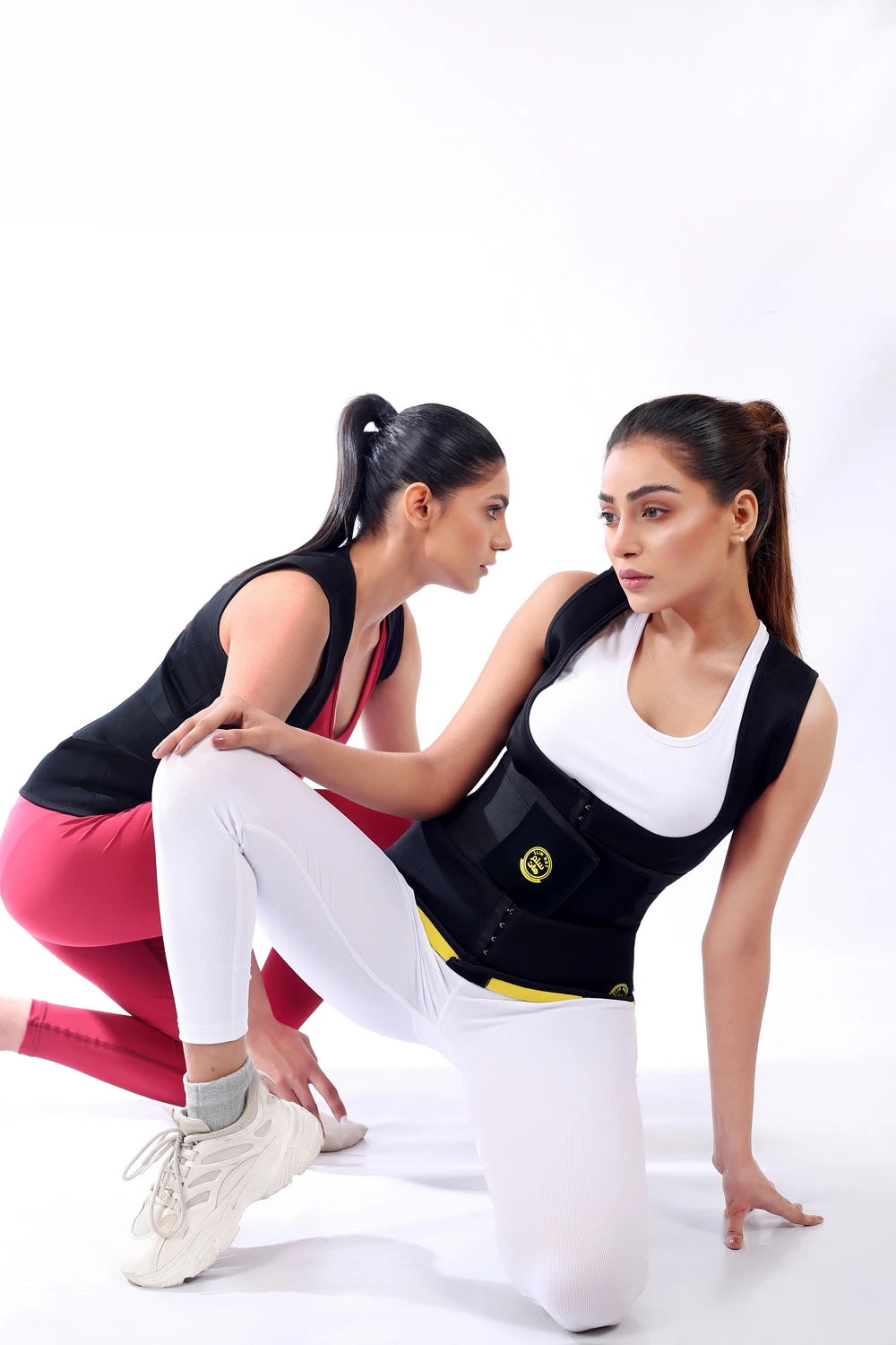 Shape Enhance Bundle Pack of 2 (Cami Cincher with Waist Trainer Pack of 2)